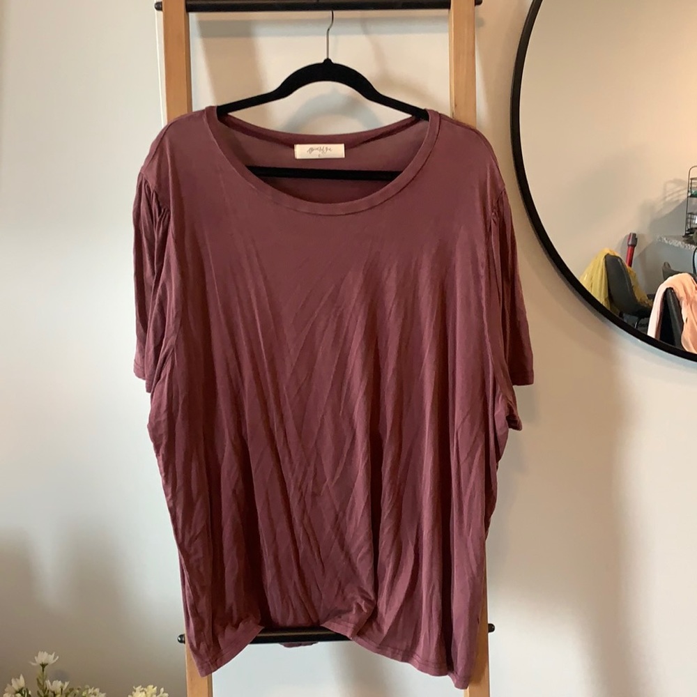 Plus size shirt- a beautiful soul brand